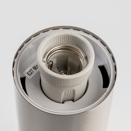 BRILAGI - LED udendørs væglampe ELIA 1xE27/7W/230V 4000K IP44 mat krom