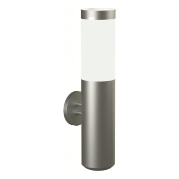 Brilagi - LED udendørs væglampe ELIA 1xE27/7W/230V 4000K IP44 mat krom