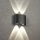 Brilagi - LED udendørs væglampe FLAREBOX LED/4W/230V sort IP65