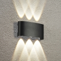 Brilagi - LED udendørs væglampe FLAREBOX LED/6W/230V sort IP65