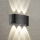 Brilagi - LED udendørs væglampe FLAREBOX LED/6W/230V sort IP65