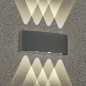 Brilagi - LED Udendørs væglampe FLAREBOX LED/8W/230V antracit IP65