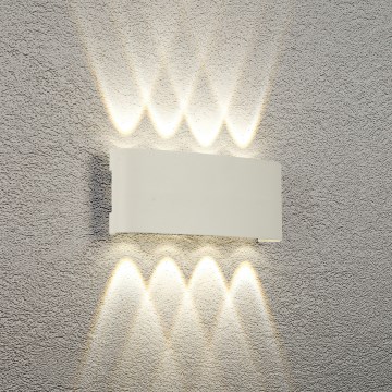 Brilagi - LED udendørs væglampe FLAREBOX LED/8W/230V hvid IP65