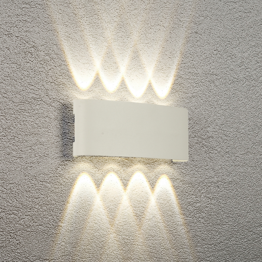 Brilagi - LED udendørs væglampe FLAREBOX LED/8W/230V hvid IP65