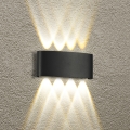 Brilagi - LED udendørs væglampe FLAREBOX LED/8W/230V sort IP65