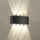 Brilagi - LED udendørs væglampe FLAREBOX LED/8W/230V sort IP65
