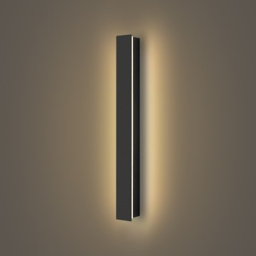 Brilagi - LED udendørs væglampe LINEAR LED/12W/230V 3000K IP65 50 cm sort