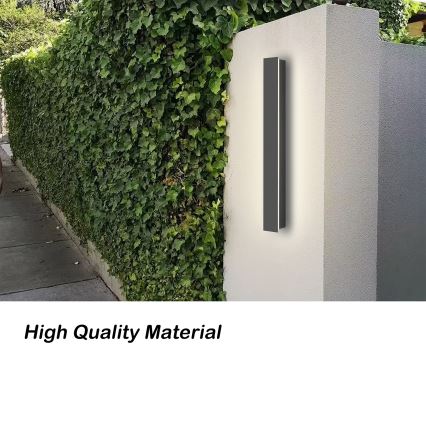 Brilagi - LED udendørs vægarmatur LINEAR LED/12W/230V 3000K IP65 50 cm antracit CRI 90