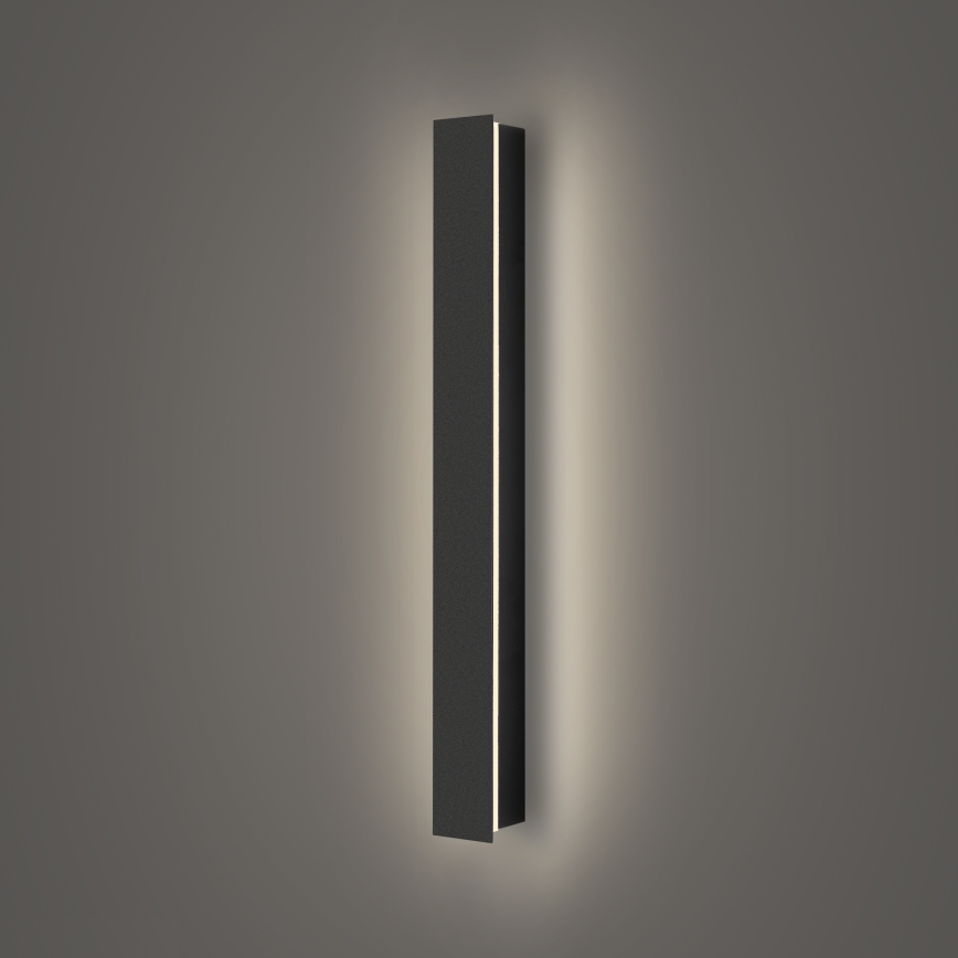 Brilagi - LED udendørs væglampe LINEAR LED/12W/230V 4000K IP65 50 cm sort