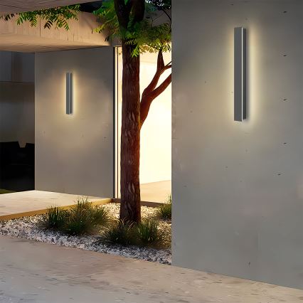 Brilagi - LED udendørs væglampe LINEAR LED/12W/230V 4000K IP65 50 cm antracit CRI 90