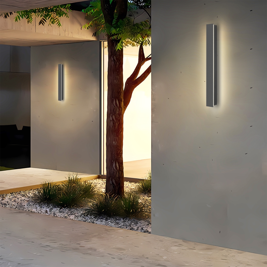 Brilagi - LED udendørs væglampe LINEAR LED/12W/230V 4000K IP65 50 cm antracit CRI 90