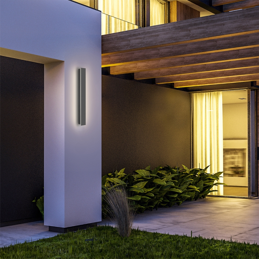 Brilagi - LED udendørs væglampe LINEAR LED/12W/230V 4000K IP65 50 cm antracit CRI 90