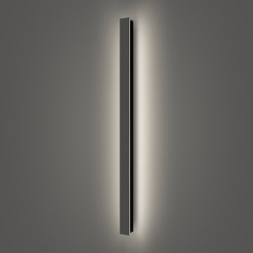 Brilagi - LED udendørs væglampe LINEAR LED/22W/230V 4000K IP65 100 cm sort