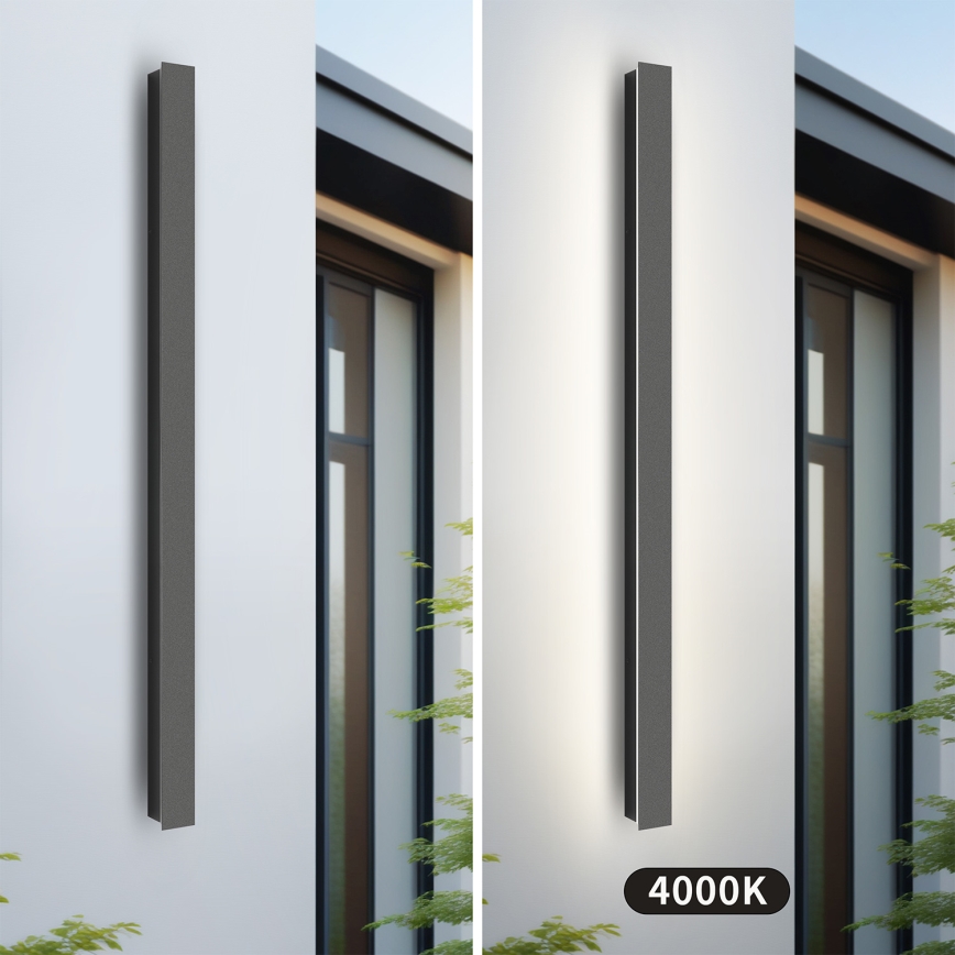 Brilagi - LED udendørs væglampe LINEAR LED/22W/230V 4000K IP65 100 cm antracit CRI 90