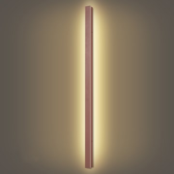 Brilagi - LED udendørs væglampe LINEAR LED/32W/230V 3000K IP65 140 cm brun CRI 90