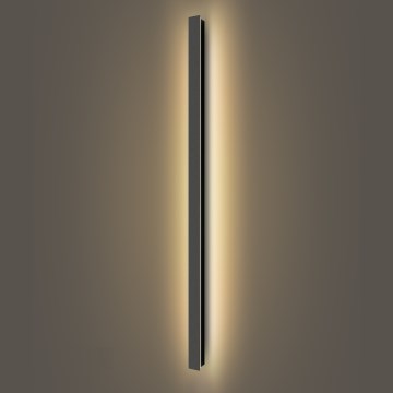 Brilagi - LED udendørs væglampe LINEAR LED/32W/230V 3000K IP65 140 cm sort