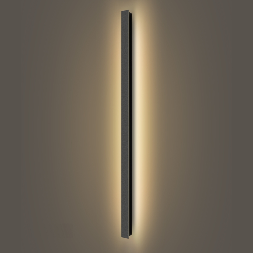 Brilagi - LED udendørs væglampe LINEAR LED/32W/230V 3000K IP65 140 cm sort