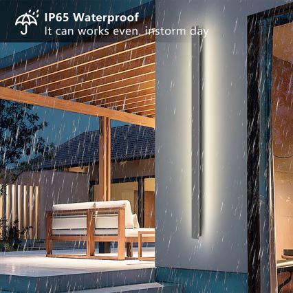 Brilagi - LED udendørs vægarmatur LINEAR LED/32W/230V 4000K IP65 140 cm antracit CRI 90
