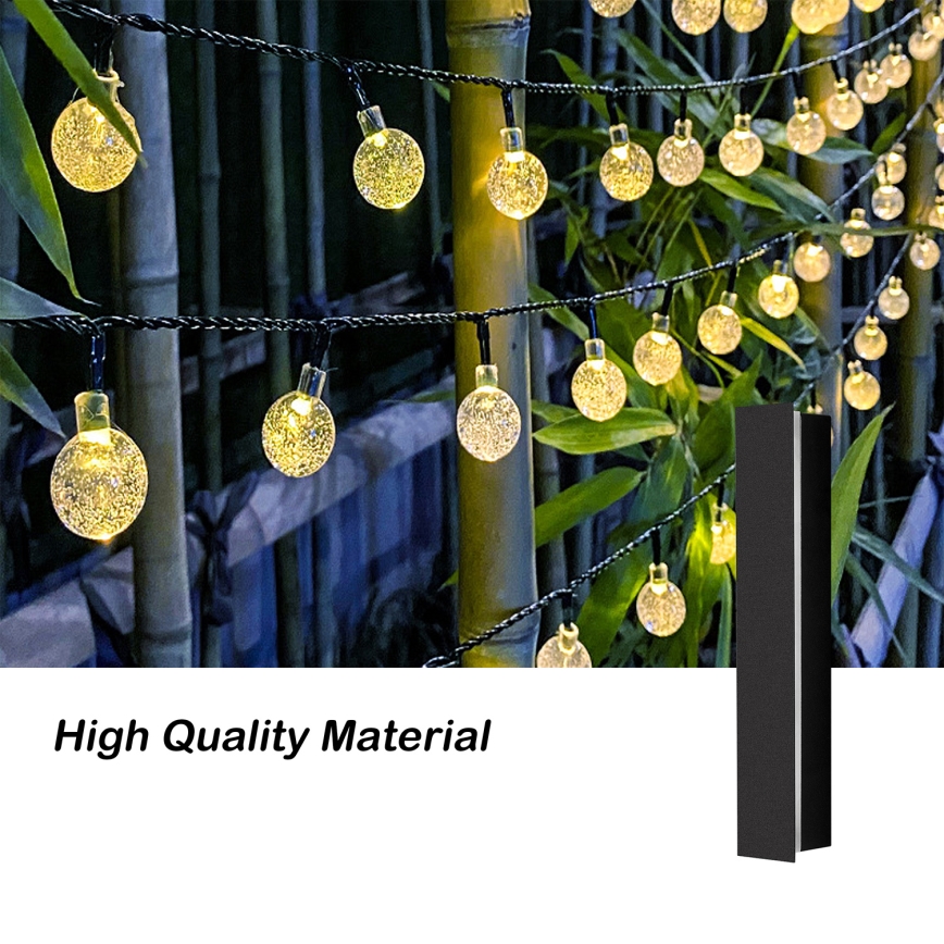 Brilagi - LED udendørs vægarmatur LINEAR LED/8W/230V 3000K IP65 30 cm sort CRI 90