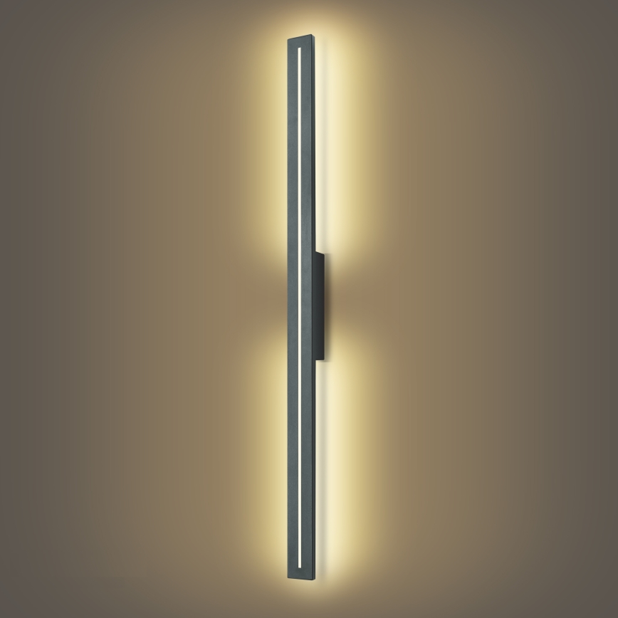 Brilagi - LED udendørs væglampe LINEO LED/24W/230V 3000K IP65 100 cm antracit
