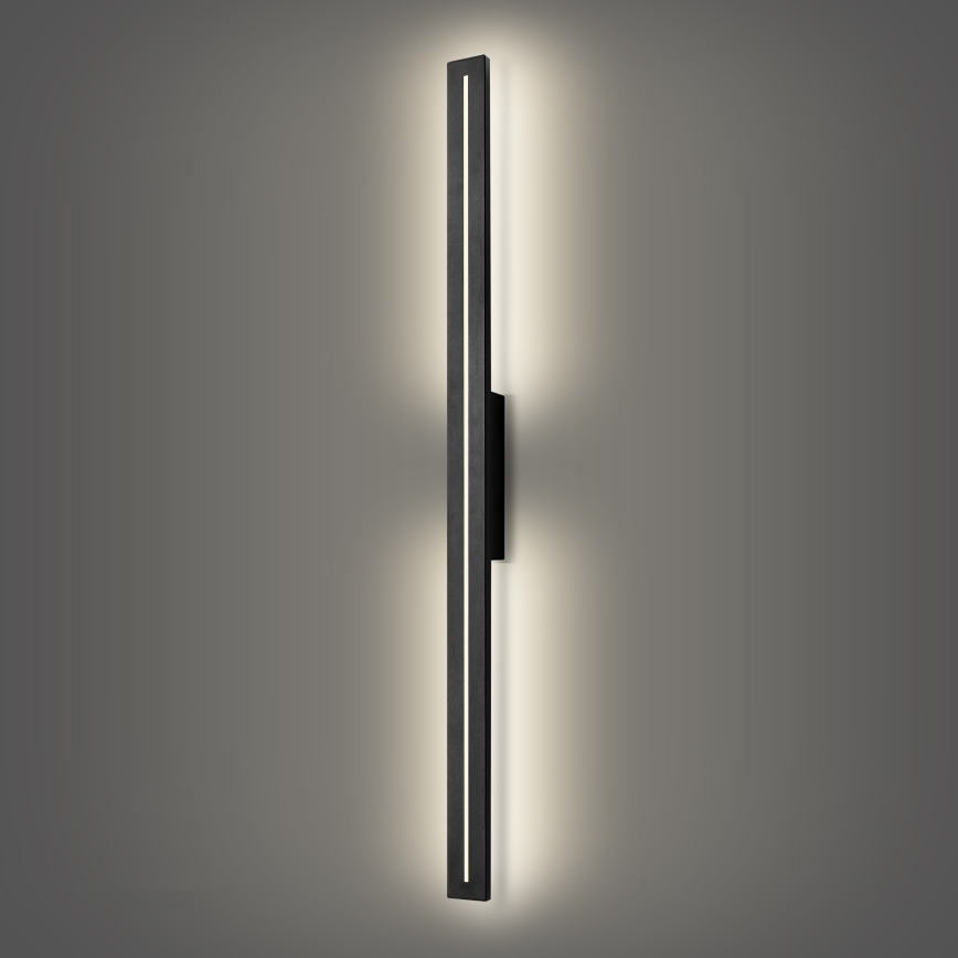 Brilagi - LED udendørs væglampe LINEO LED/24W/230V 4000K IP65 100 cm sort