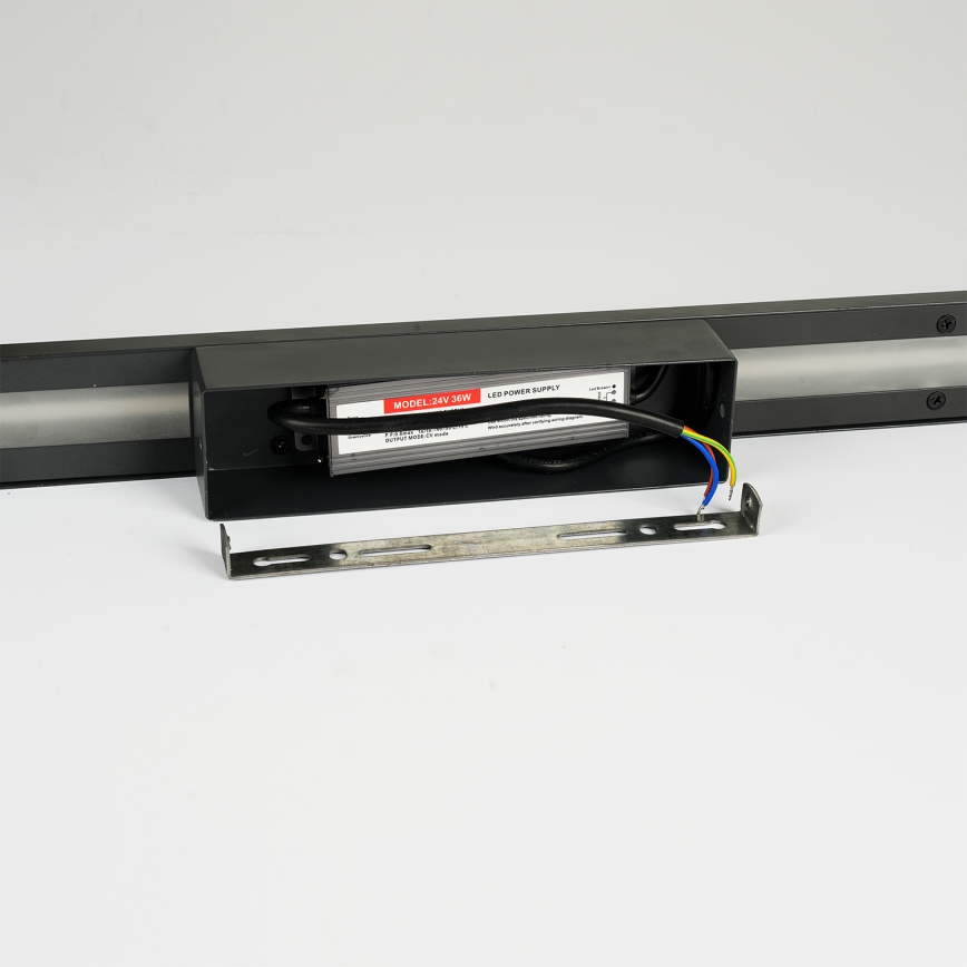 Brilagi - LED udendørs vægarmatur LINEO LED/24W/230V 4000K IP65 100 cm sort CRI 90