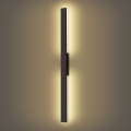 Brilagi - LED udendørs væglampe LUNA LED/24W/230V 3000K IP65 100 cm sort