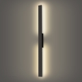 Brilagi - LED udendørs væglampe LUNA LED/24W/230V 4000K IP65 100 cm sort