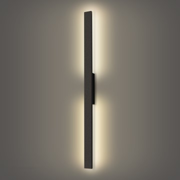 Brilagi - LED udendørs væglampe LUNA LED/24W/230V 4000K IP65 100 cm sort