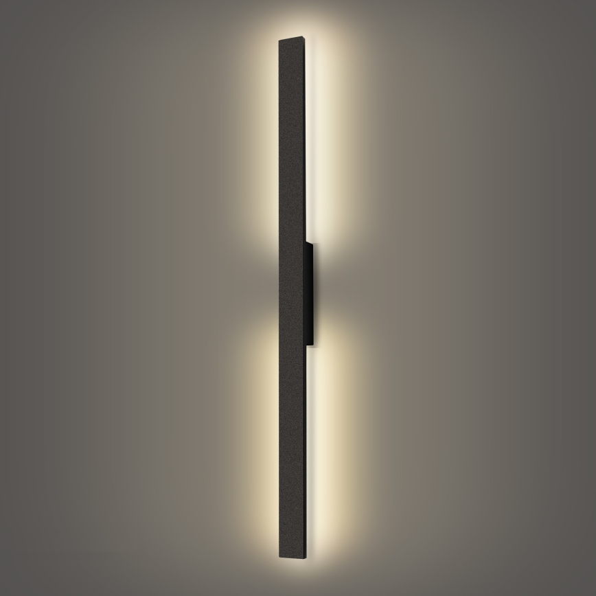 Brilagi - LED udendørs væglampe LUNA LED/24W/230V 4000K IP65 100 cm sort