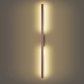 Brilagi - LED udendørs væglampe LUNA LED/30W/230V 3000K IP65 150 cm brun CRI 90