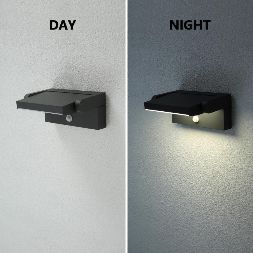 Brilagi - LED Udendørs væglampe med sensor ANKLE LED/12,5W/230V IP54