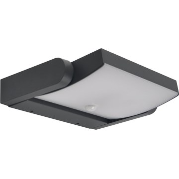 Brilagi - LED udendørs væglampe med sensor ANKLE LED/18W/230V 4000K IP65 antracit