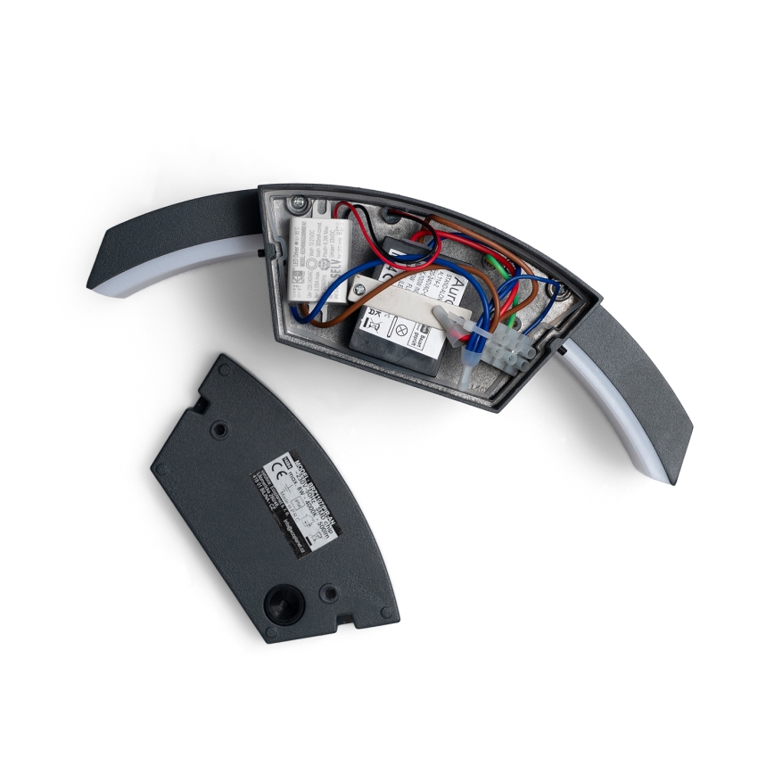 Brilagi - LED Udendørs Væglampe med Sensor ARCELO LED/8W/230V IP54