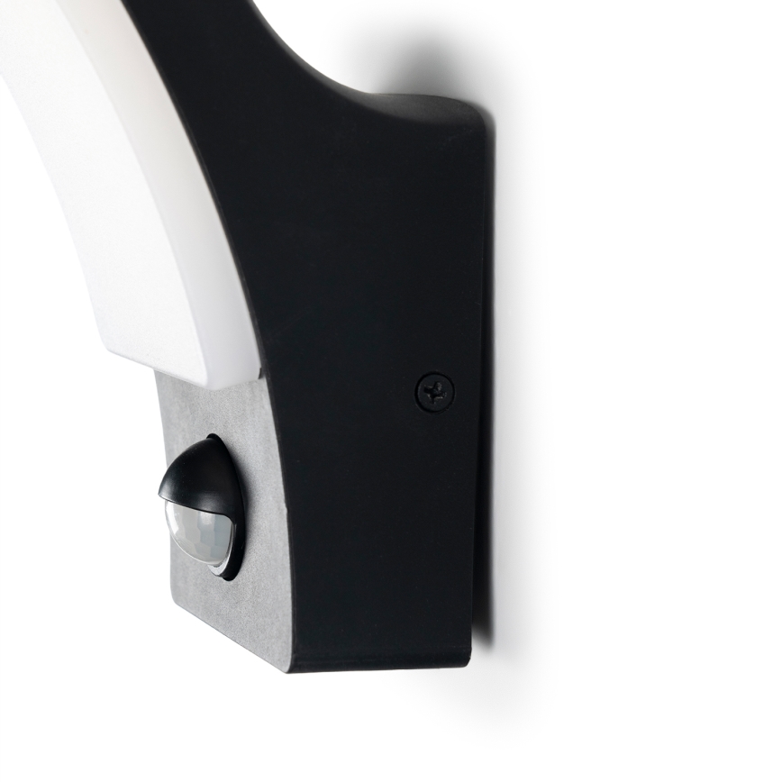 Brilagi - LED Udendørs Væglampe med Sensor ARCELO LED/9W/230V IP44