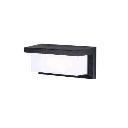 Brilagi - LED Udendørs væglampe med sensor BRICKY LED/12W/230V sort IP54