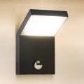 Brilagi - LED udendørs væglampe med sensor RIANO LED/8W/230V antracit IP65