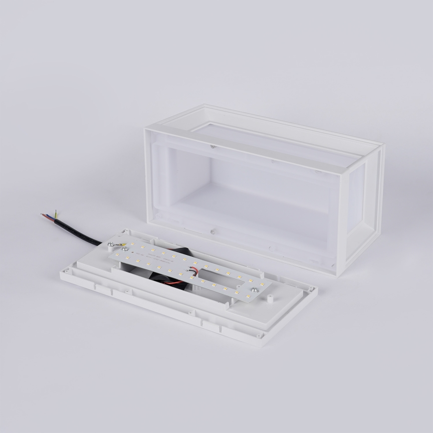 Brilagi - LED udendørs væglampe PARKER LED/12W/230V 3000/4500/6000K hvid IP44