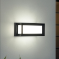 Brilagi - LED udendørs væglampe PARKER LED/12W/230V 3000/4500/6000K sort IP44