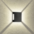 Brilagi - LED Udendørs væglampe QUADRAY LED/4W/230V sort IP65