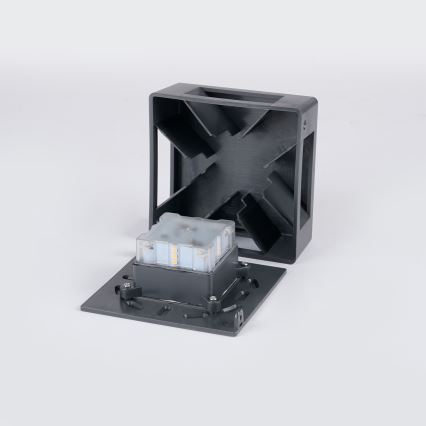 Brilagi - LED udendørs væglampe QUADRAY LED/6W/230V antracit IP54