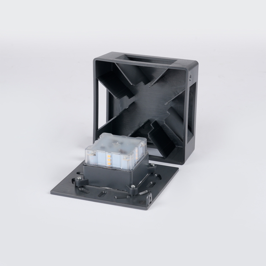 Brilagi - LED udendørs væglampe QUADRAY LED/6W/230V antracit IP54