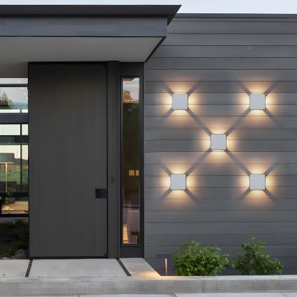 Brilagi - LED udendørs væglampe QUADRAY LED/6W/230V hvid IP54