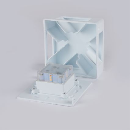 Brilagi - LED udendørs væglampe QUADRAY LED/6W/230V hvid IP54