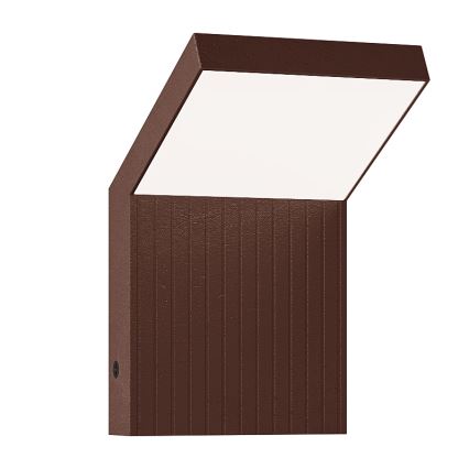 Brilagi - LED udendørs væglampe RIANO LED/8W/230V brun IP65