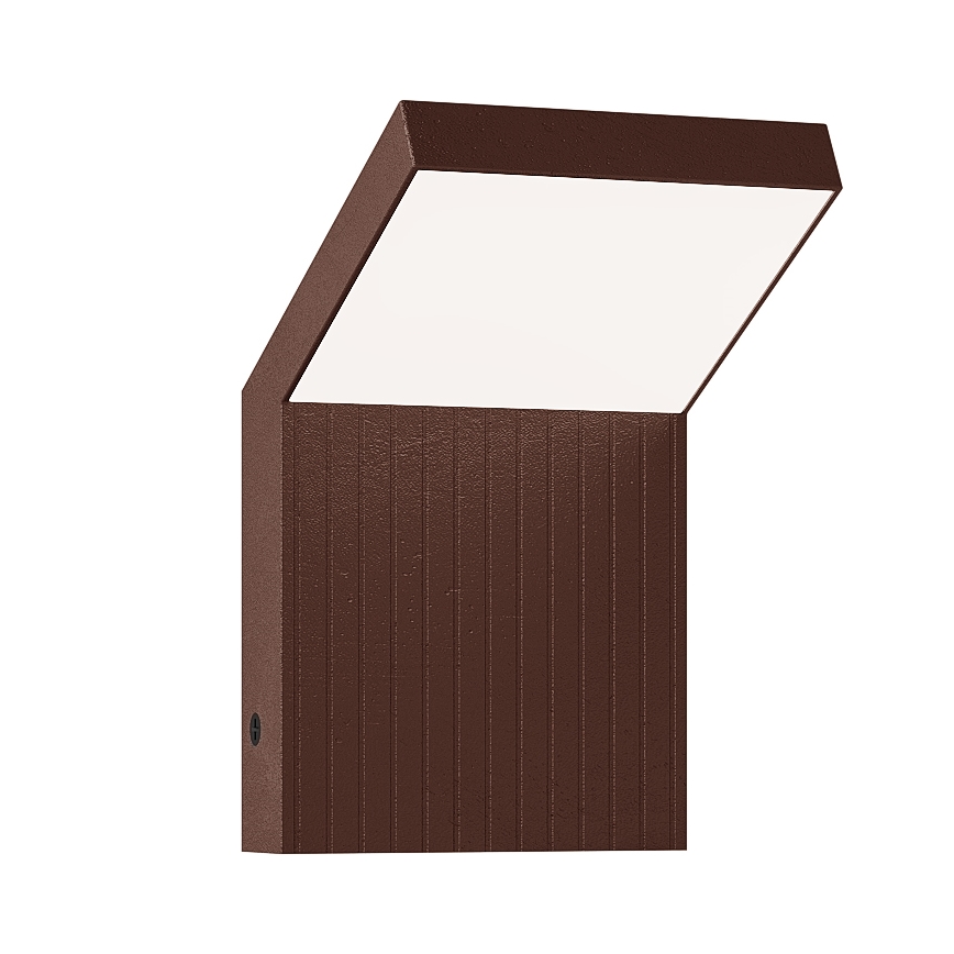 Brilagi - LED udendørs væglampe RIANO LED/8W/230V brun IP65