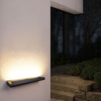 BRILAGI - LED Udendørs vægarmatur til facaden SALERNO LED/24W/230V 66 cm sort IP65