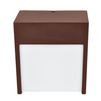 Brilagi - LED udendørs væglampe TERNI LED/12W/230V brun IP44