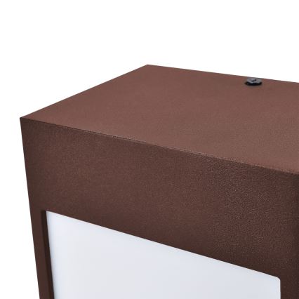 Brilagi - LED udendørs væglampe TERNI LED/12W/230V brun IP44