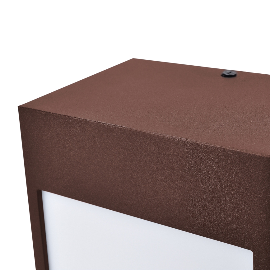 Brilagi - LED udendørs væglampe TERNI LED/12W/230V brun IP44